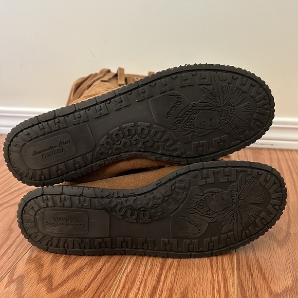 Laurentian Chief Moccasin Boots 7Knee High Brown - Picture 3 of 5